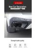 Mercedes-Benz W206 C-Class Exhaust Frame: Stainless Steel Silver, Four-Outlet Tail Pipe Set (2022 Model)