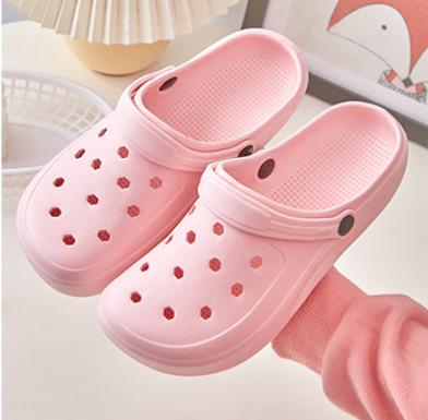 Women'S Stylish Slipper Sandal Shoes Summertime Thick Bottom Soft Eva Clogs Garden Shoes For Women Hollow Out Non Slip Beach Sandal Shoes