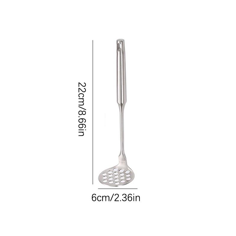 Stainless Steel Potato Masher Household Potato Presser Useful Handheld Potato Crusher Kitchen Gadget