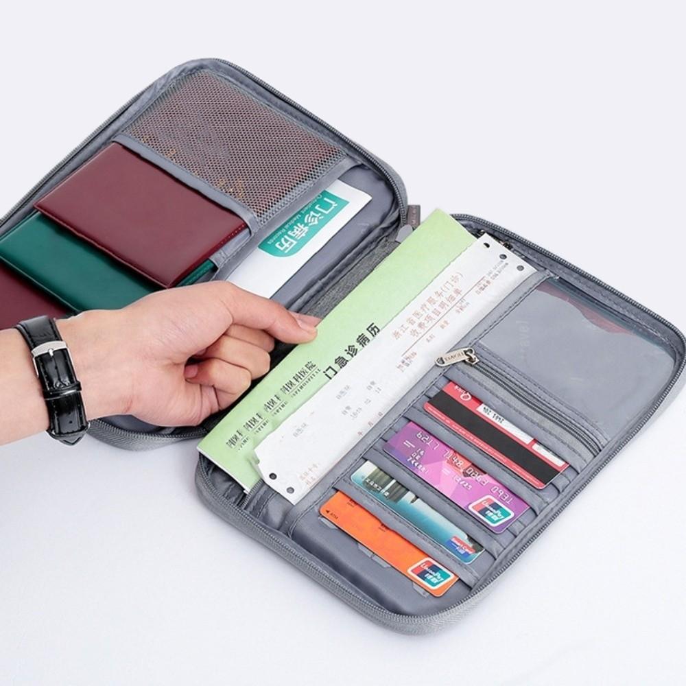 Purse Passport Bag Large Capacity Card Storage Bag Passport Cover Travel Wallet  Travel Accessories