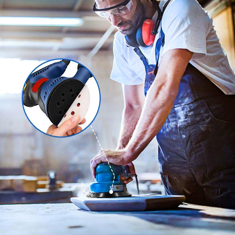 1Pcs Replacement Sanding Pad 5 Inch 8 Hole Hook And Loop Backing Plate For Ridgid R2600 Craftsman Random Orbit Sander