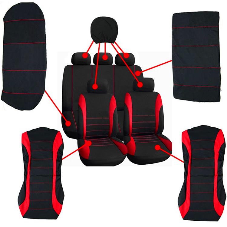 1 Sitz/2 Sitze/5 Sitze/7 Sitze/8 Sitze Luxus Universal Komplettset Autositzbezüge Sitzdekoration Rücksitzbezug Vorne Autokissen Schutzhülle