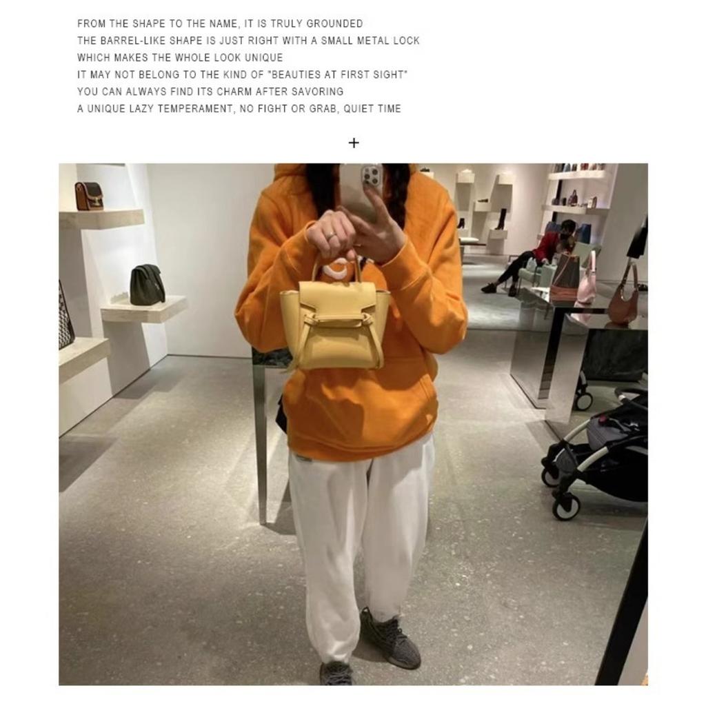 Neuer Internet-Star mit der gleichen Sommer-Wels-Tasche Nano-Rindsleder Handflügel-Tasche Kleine Leder-Schrägband-Tasche Großhandel