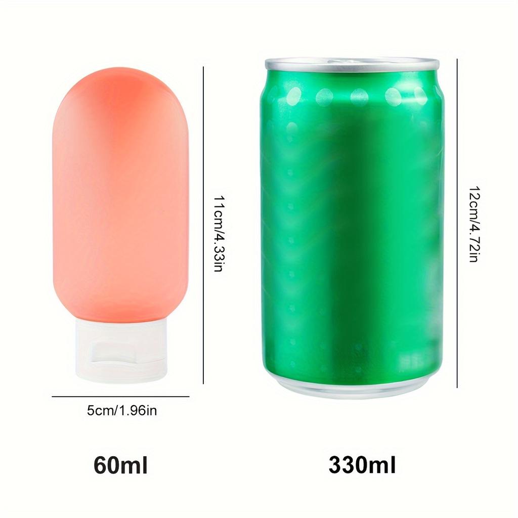 Reiseflaschen Set 3 Stück Nachfüllbar Ausdrückbar Reise Kosmetik Toilettenartikel Behälter Für Shampoo Flüssigkeiten Lotion Spenderflasche
