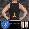 Herren Body Back Correction Sculpting Taille Trainingsweste Abnehmen Body Shaper Fat Workout Weste