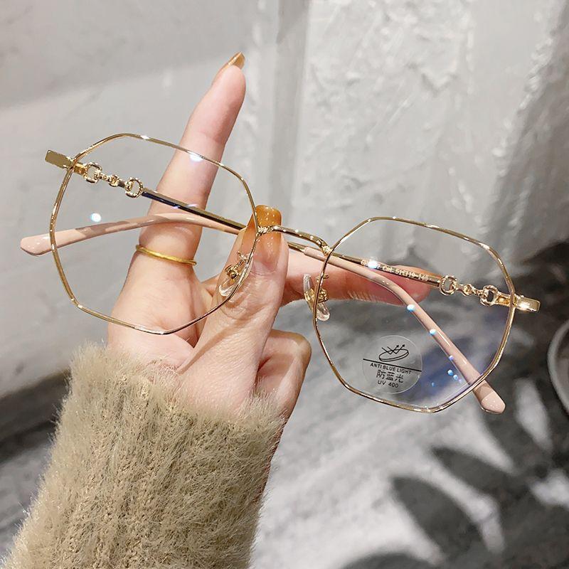 Luxury Anti-Blue Light Myopia Glasses Trendy Women'S Minus Diopter Eyewear Fashion Near Sighted Glasses Prescription Eyeglasses