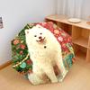 Christmas dog, automatic folding umbrella, portable and foldable design, 8 ribs, a Christmas or birthday gift.