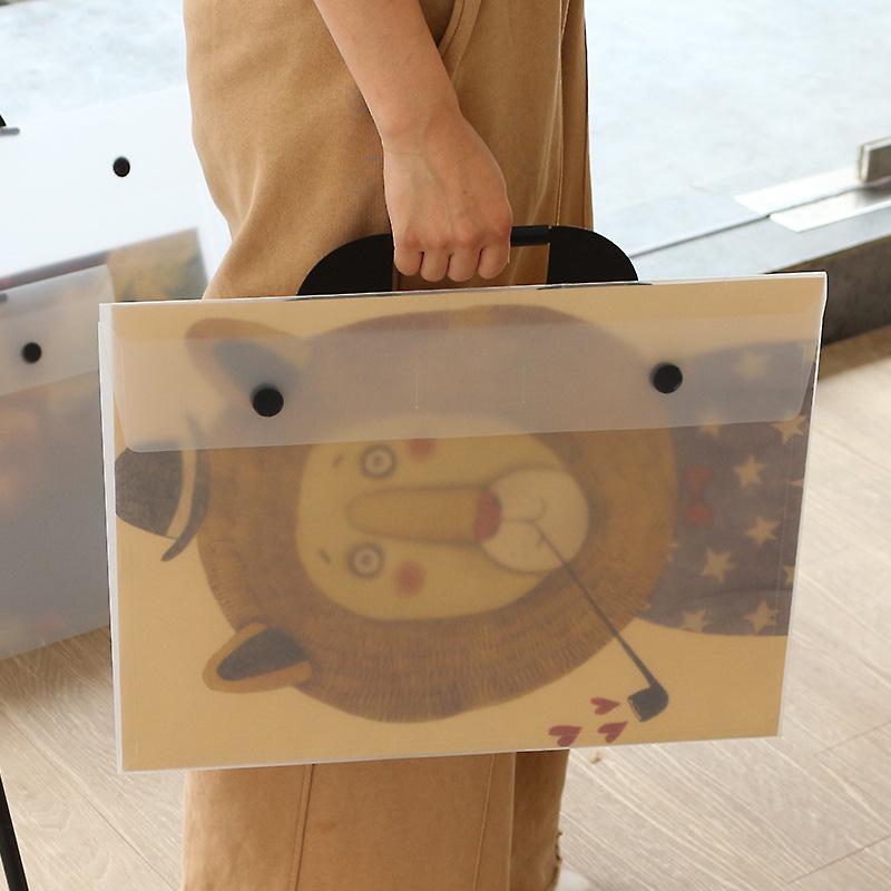 Portable A1-A3 File Organizer: Multi-Size Poster, Album, and Document Storage Bag