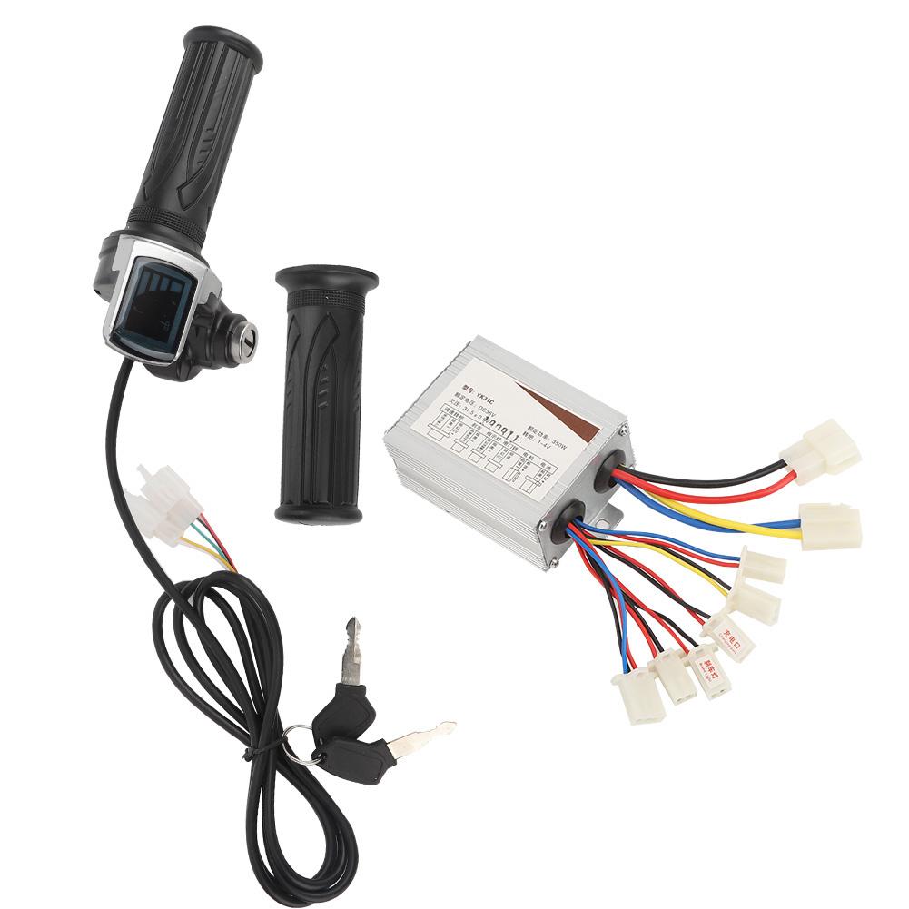 36V350W Electric Quantity Throttle Grip with Lock Controller Accessory for Electric Bike