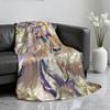 Nicole Reeyn Genshin Impact Blanket Soft Throw Blanket for Home Bedroom Bed Sofa Picnic Travel Office Rest Cover Blanket Gift
