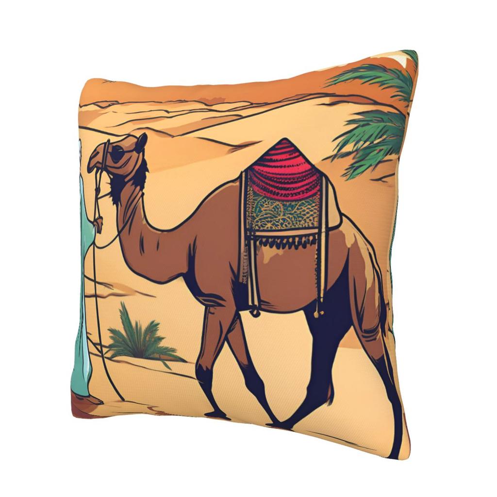 Namade With Camel Square Pillowcase Pillow Cover Cushion Decor Comfort Throw Pillow for Home Living Room