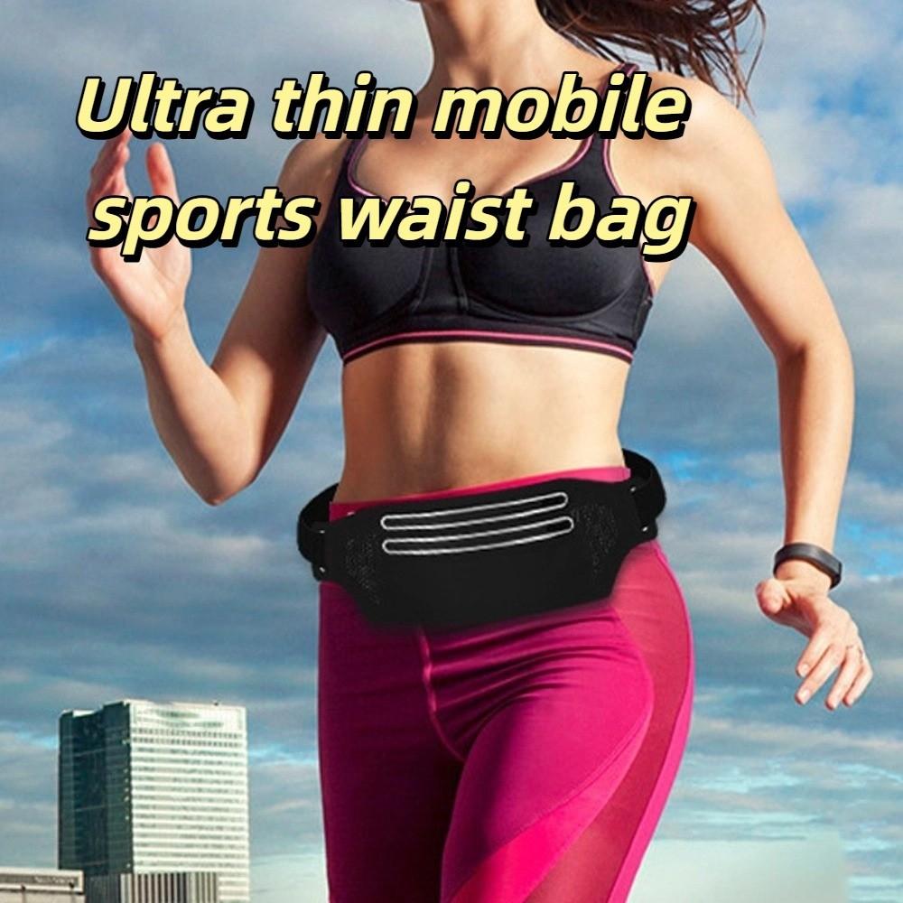 Ultra-Thin Sports Waist Bag High Elastic Sports Phone Bag Running Phone Bag  Men Women