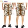 Halloween Costume Carnival Day Prty Dress, Ape Tarzan Primitive Savage Male Leopard Print Tiger Skin Skirt