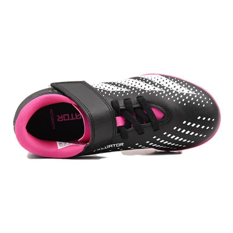 Adidas Predator Accuracy.4 TF Low Top Kids Football Shoes Kids Football Shoes Black White Pink GW7083
