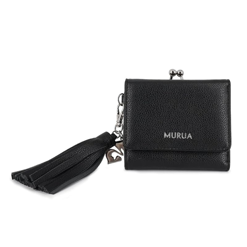 

[Murua] MURUA Base mini wallet MR-W1322 tassel black FREE