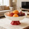 Bowl with Drainer, Decorative Tray, Snack Holder, Organizer, Suitable for Gift, Dinner, Home Table,