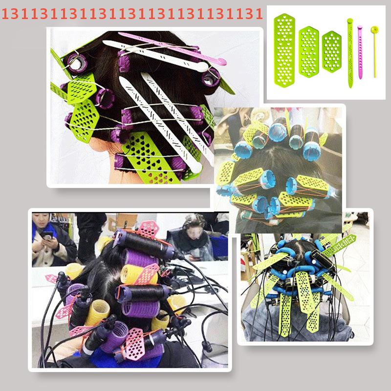 Salon-Grade Heat Resistant Hair Clips No-Crease Thermal Styling Tools for Cold Wave Hot Perm Anti-Hair Tie Compression