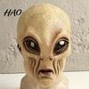Masque d'Alien Respirant à Ventilation Intégrale pour Costume d'Halloween, Créature OVNI de Science-Fiction Personnage de Film d'Horreur Masque de Tête en Latex Cosplay