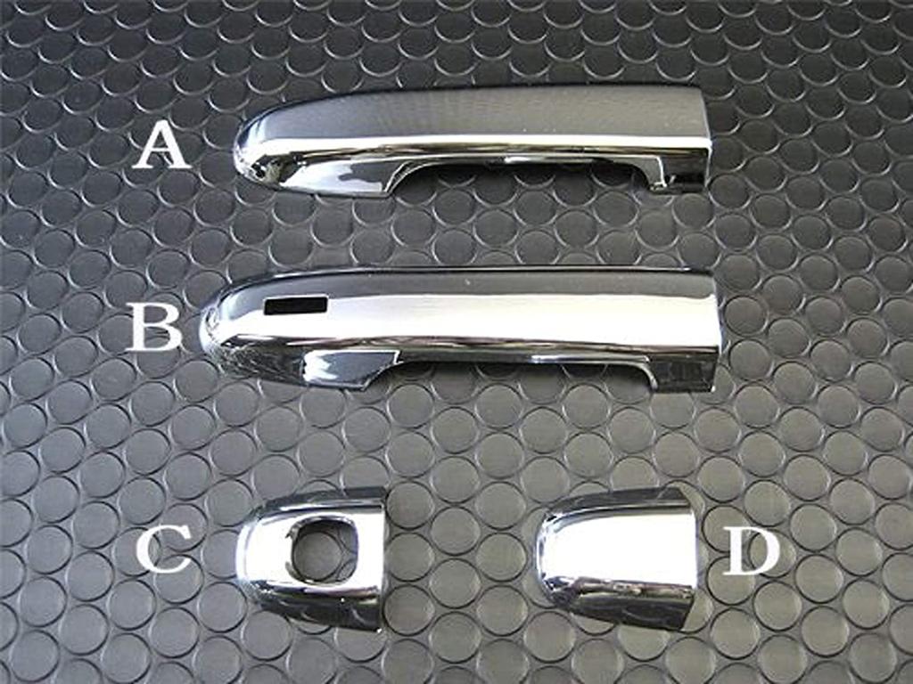 BRIGHTZ Chrome Door Handle Covers Cover for Toyota Aqua NHP10 (Full Type) (VITZ-NOBU-FS-A4B0C1D3E0F0) (10/1999)