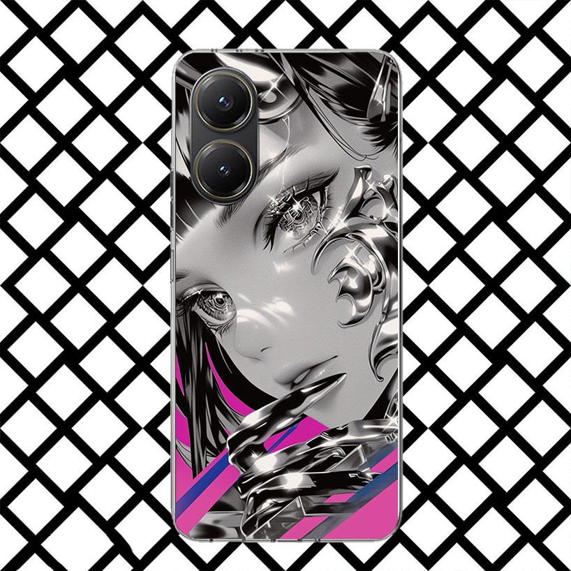 Girl Art Punk Phone Case for Xiaomi Poco F7 Ultra X7 X6 X5 Pro X4 Gt M8 M7 Redmi 15 15C 13 13C 12 12C Soft Cover Fundas Poco F7
