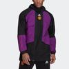 Adidas Manchester United Contrast Panel Zip-Up Jacket Men Jacket Purple GR3910
