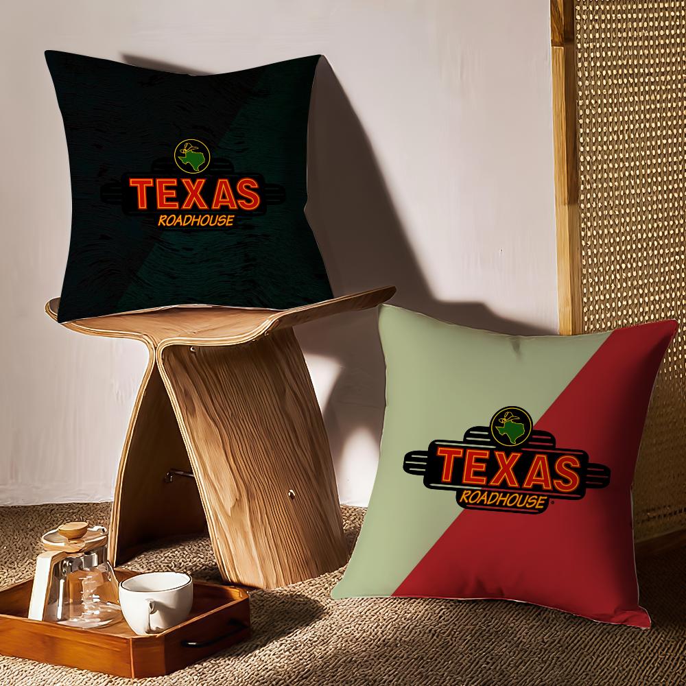Road Trip Restaurant Travel Tips T-Texas Roadhouse Pillow Case Sofa Living Room Bedroom Headboard Backrest Cushion