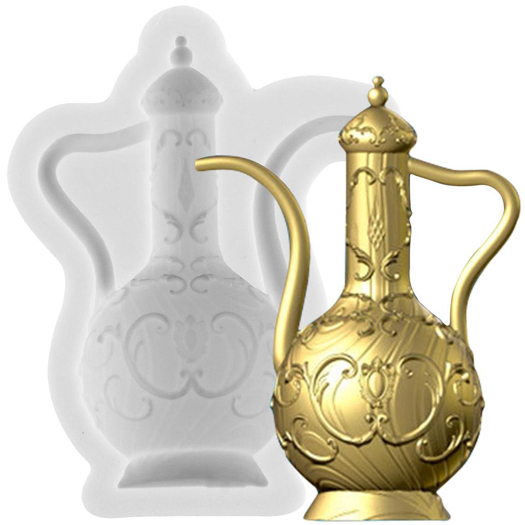 Tea Party Silicone Mold Teapot Tea Cup Fondant Molds Cake Decorating Tools Cupcake Topper Candy Resin Clay Chocolate Gumpaste Mold