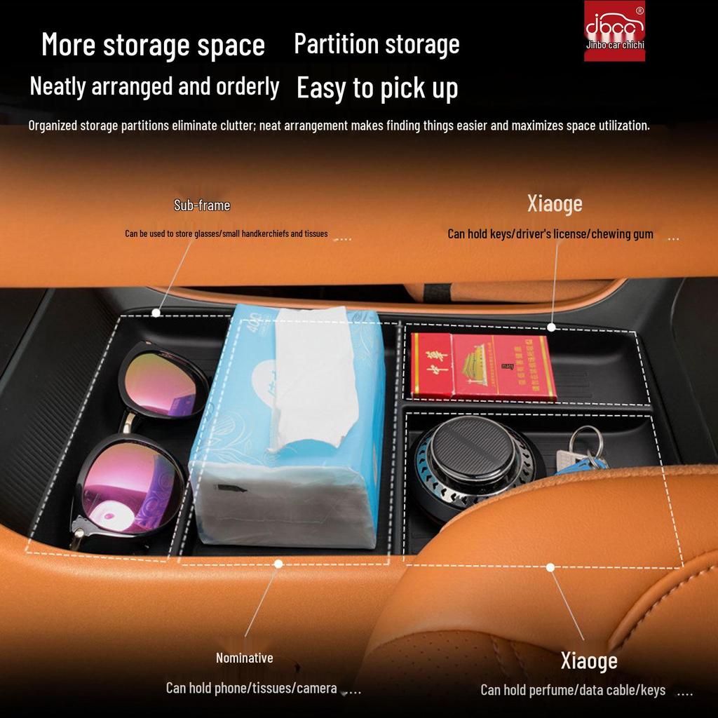 26 Suitable Interior Accessories for GAC Aion i60 Center Console Storage Divider