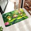 1Pcs Anti Fatigue Kitchen Rugs,  Frogs  Print Waterproof Non-Slip Thick Cushioned Kitchen Mat Heavy Duty Comfort Standing Mat for Kitchen