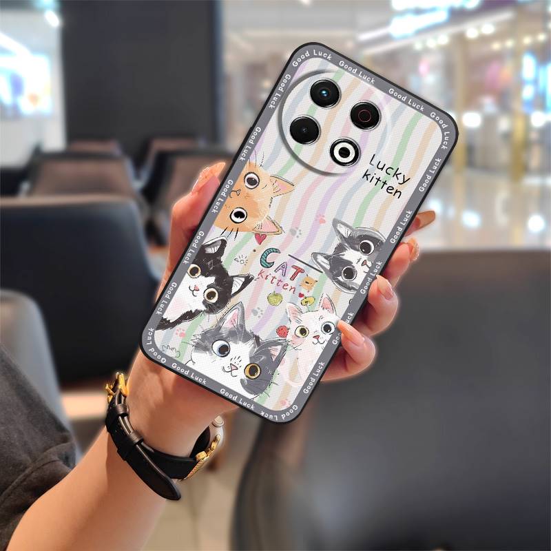 Shockproof Cartoon Phone Case For Tecno Spark30 Pro 4G/KL7 Graffiti Waterproof Anti-dust Full Wrap Back Cover Anti-knock