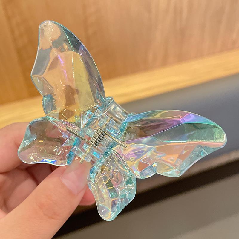 8 Style Transparent Mini Hair Pins Claw Crab Girls Women Barrette Acrylic Butterfly Hair Clips Korean Hair Accessories