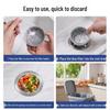 Disposable Sink Strainer for Kitchen: Mesh Filter for Garbage, Dishwashing, Floor Drain, and Vegetable Washing Basin.