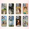 P-Pierre A-Auguste R-Renoir  Phone Case For iPhone17,16,15,14,13,12,11 Plus,Pro Max Colored Silver Plated Inside Cover
