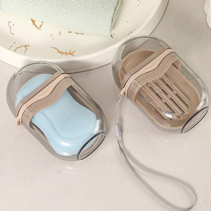 Elegant Transportable Soap Container For Travel Protective Plan With Air Openings Small Bathroom Accessories