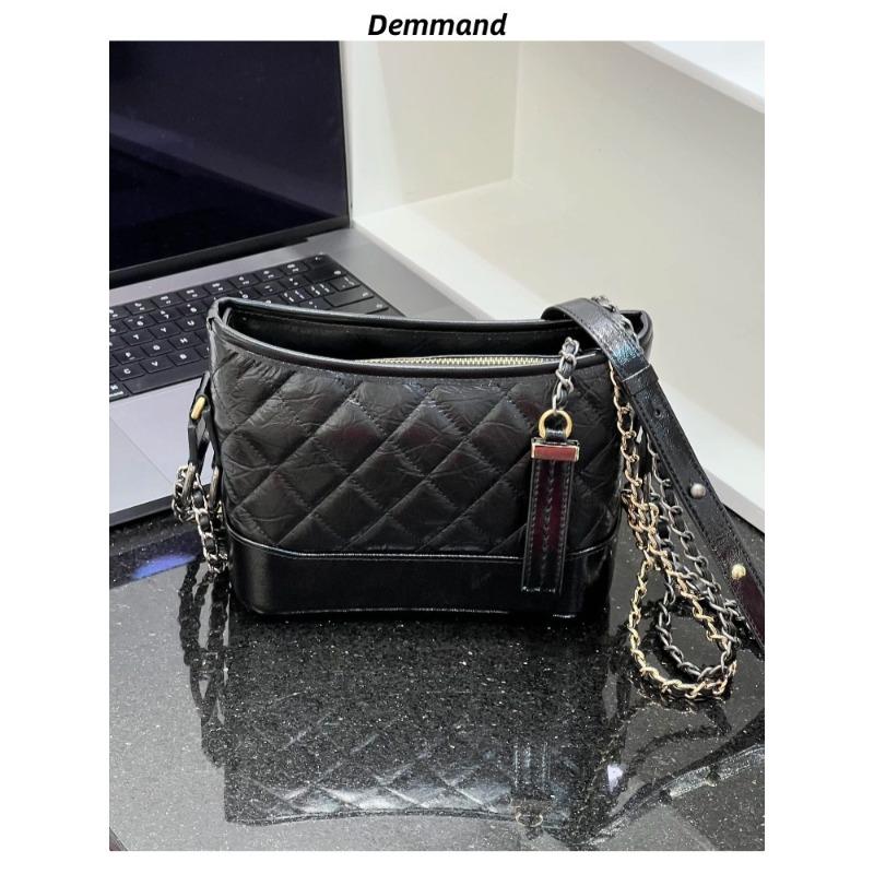 Torba crossbody Damski trend mody Styl małego zapachu Krata Podwójna torebka na łańcuszku na ramię Wszechstronna torba wędrowna Styl dojazdowy WeChat Business