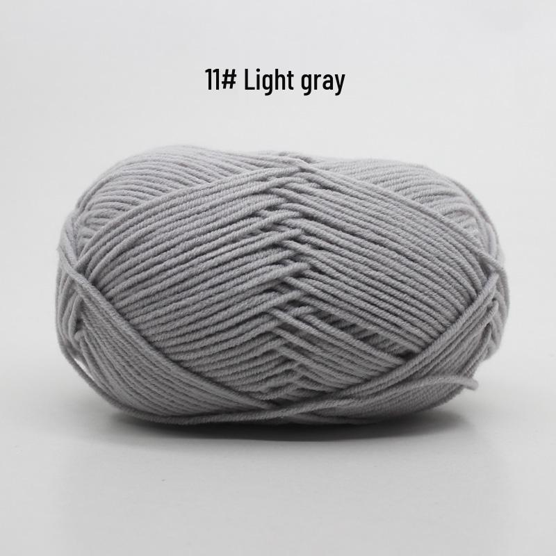 Medium Thick Handmade Cotton Baby Yarn for Knitting, Crochet, and DIY Projects
