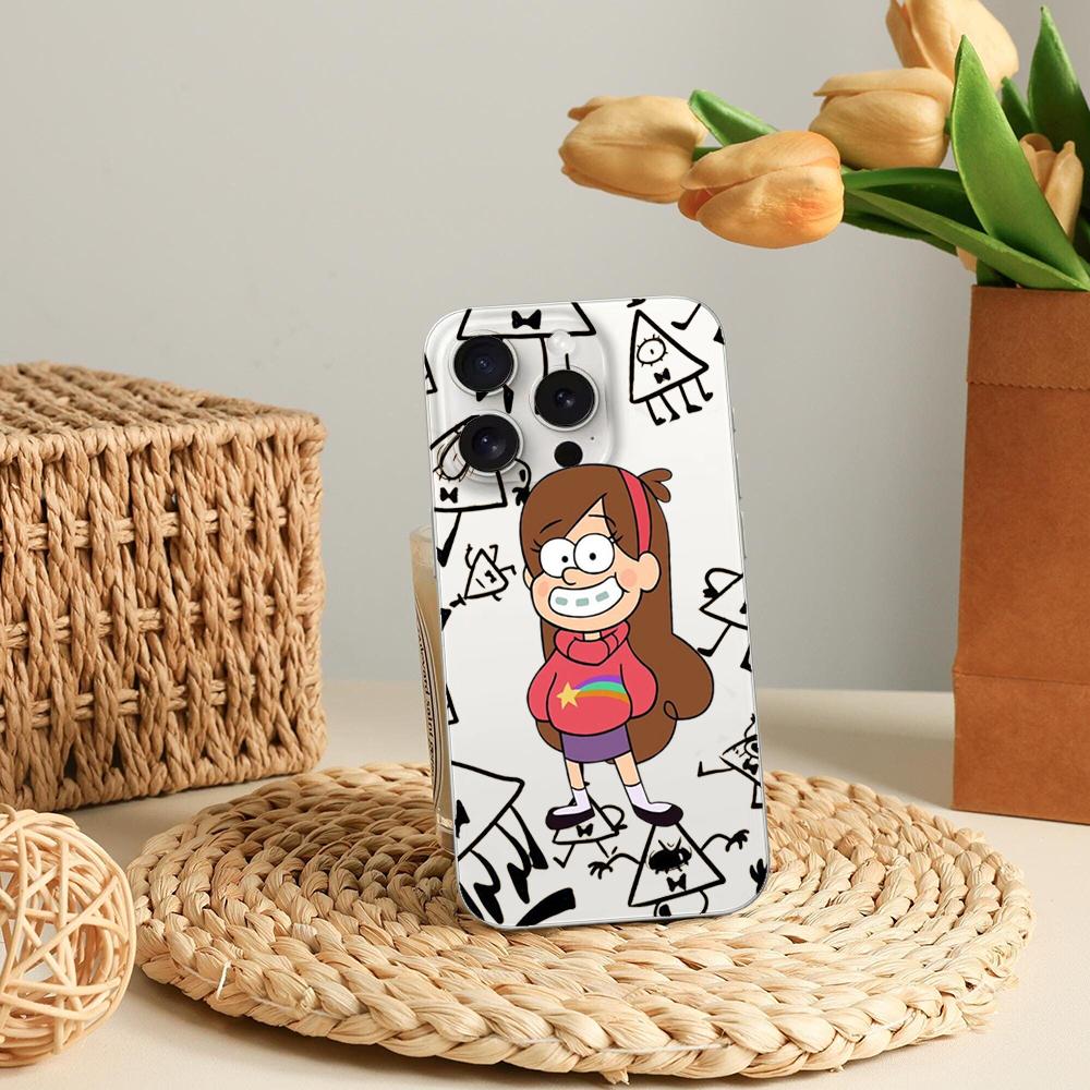 Gravity Falls Comic Anime Phone Case For Iphone 16 15 11 13 14 Pro Max 7 8 Plus X Xr Xs Max Se2020 12mini Transparent Cover