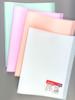 A4 Color Transparent Folder Documents Loose-Leaf Notes Book Student Test Papers Organize And Store School Large-Capacity Station Quality