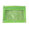 3 Ring Binder File Folder Colorful Fabric Binder Pouch with Clear Window Large Capacity Pencil Pouch for School Office Supplies