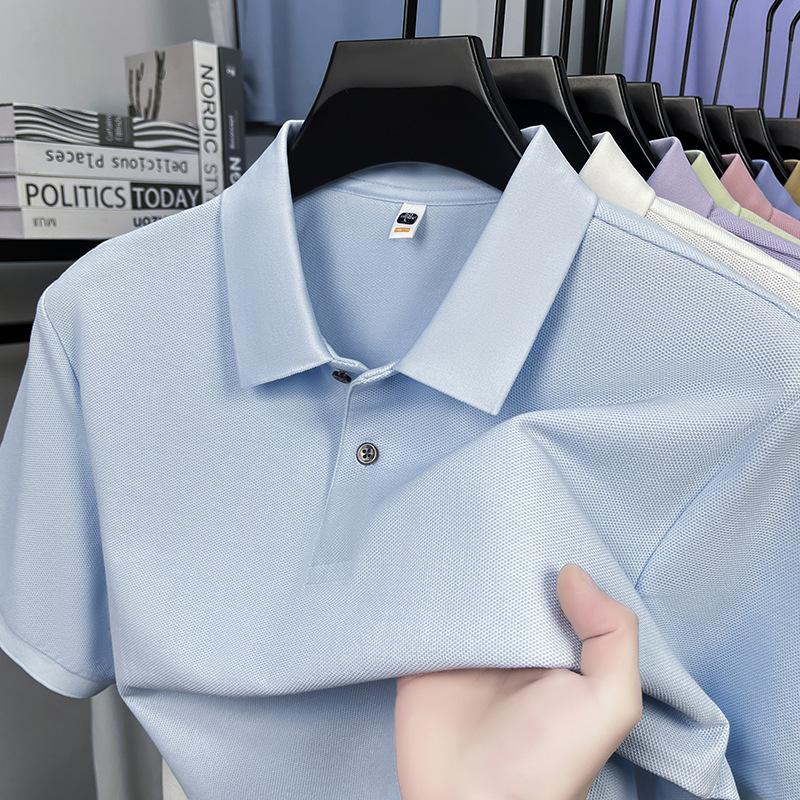 Short Sleeve T-Shirtpolo Men's Summer Lapel Collar Casual Top