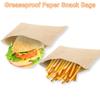 Uxcell Kraft Paper Sandwich Greaseproof Paper Cookie Paper Snack Lunch Bags for Home Bakery X 15 400 Count Bags, Bags, Bags, Bread, 16.5 Cm, Brown,