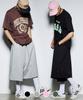 PHILIPPAKER [2Pack] Bermuda Giant One-Pleat Sweatshirt Crotch-Length Pants 2Pack