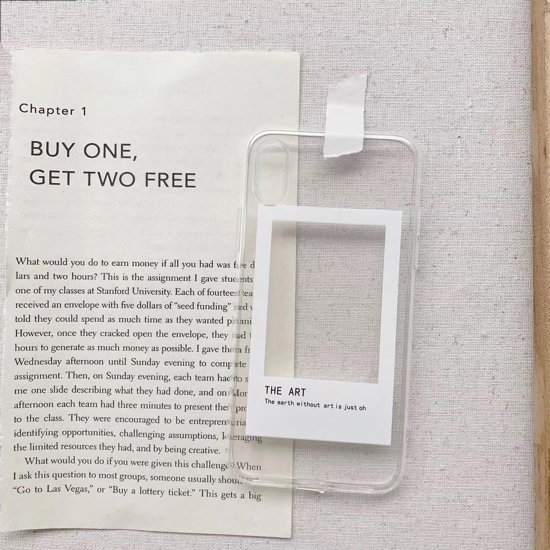 

Ins Art Window Чехол для телефона iPhone15 Xs Max Apple 16 Прозрачный 14 Явный 8plus Подходит для XR Креативность 12pro max (6.7)