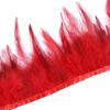 Dyeing Rooster Feathers Trim 4-6Inch Chicken Feather Fringe Ribbon for Clothing Accessories Wedding Decoration Plumas for Crafts