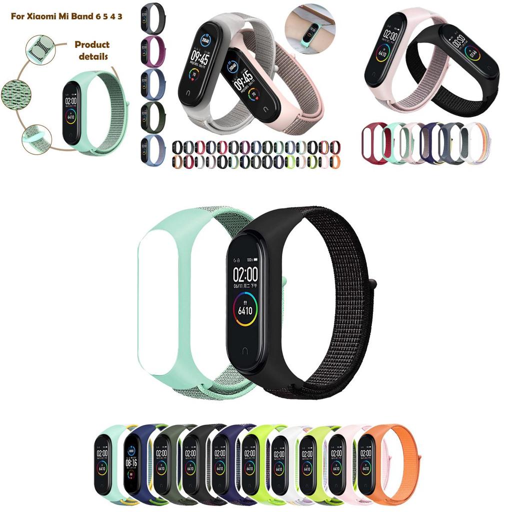 High-quality Adjustable Nylon Strap For Xiaomi Mi Band 3/4/5/6 Durable And Lightweight