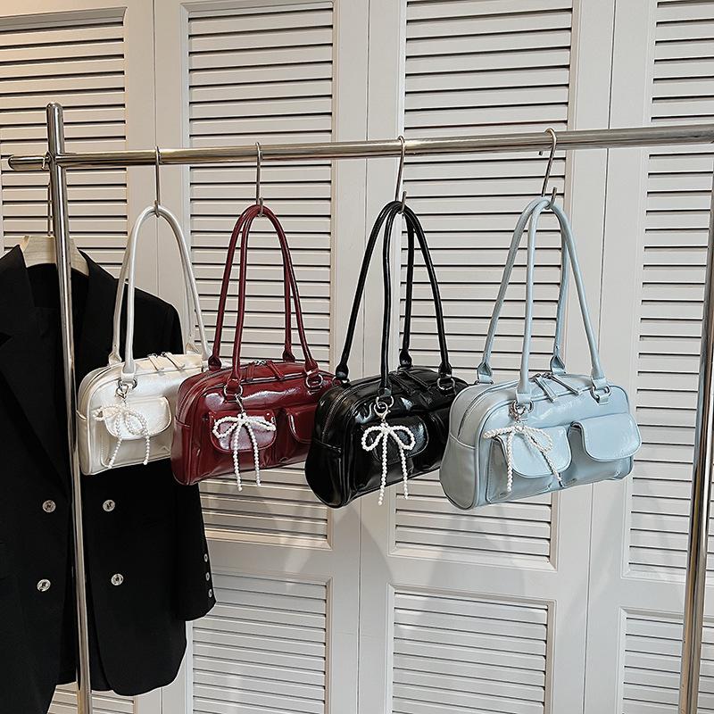 Boston-Tasche für die Achselhöhle, Hand-Bowlingtasche, Ein-Schulter-Tasche mit großem Fassungsvermögen