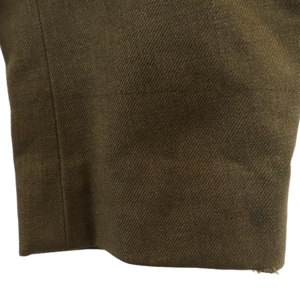 VINTAGE Military jacket 38S Khaki Men's Used