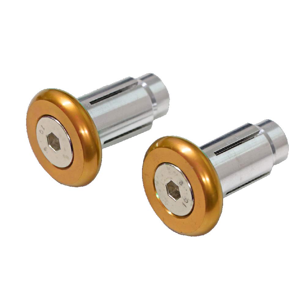 

Moto Base MBBED-05 Детали руля Универсальный алюминиевый наконечник руля (Золото/Внутренний диаметр: 0,5 - 0,7 дюйма (14 - 19 мм) золотой