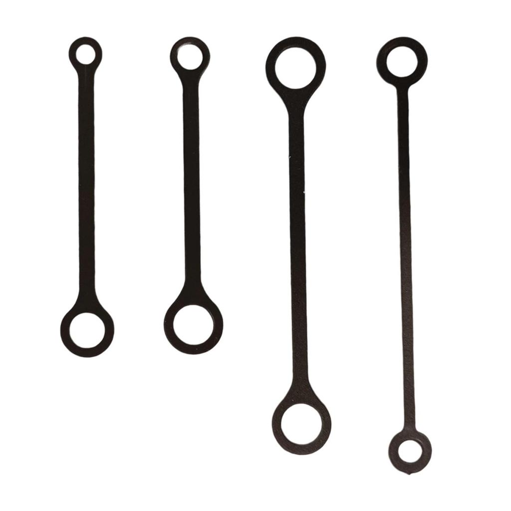 Black Plastic Connector Strip with Cap Buckle and Connecting Rope