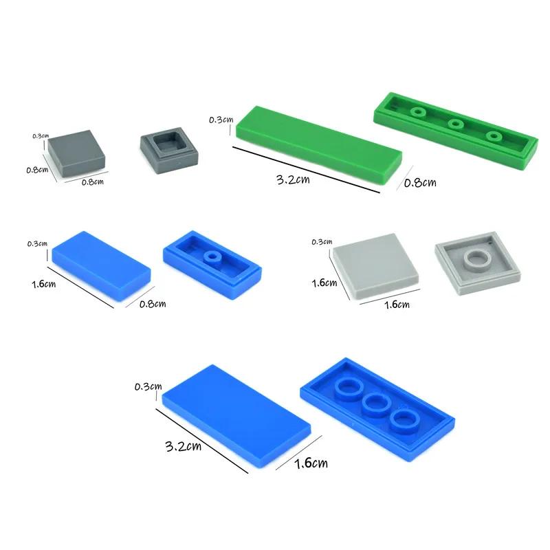 Panel 2x4 DIY Gładkie Klocki 50szt. Figurka Płaski Kafelek Kreatywny Rozmiar Kompatybilny z 87079 Edukacyjne MOC Klocki Zabawki